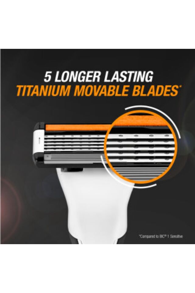 Bic Flex 5 Tıraş Makinesi + 2 Adet Yedek Tıraş Bıçağı