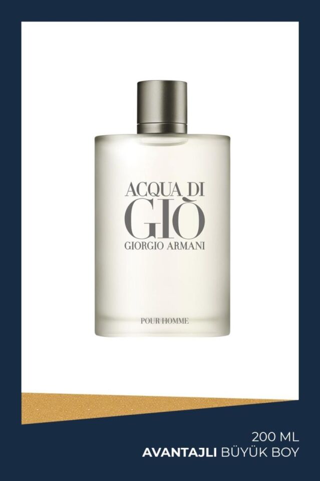 Giorgio Armani Acqua Di Gio Edt 200Ml Erkek Parfümü