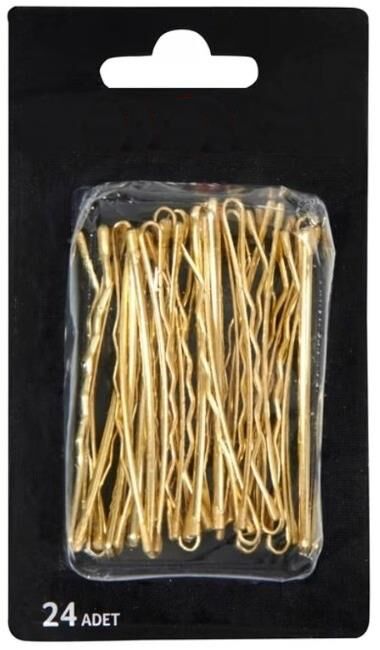 Altın Rengi Sarı Tel Toka 24 lü