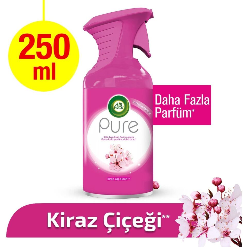 Air Wick Pure Kiraz Çiçekleri Manuel Oda Spreyi 250 Ml