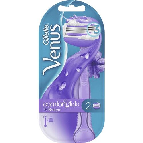 Gillette Venus Breeze Kadın Tıraş Makinesi 2 Yedekli