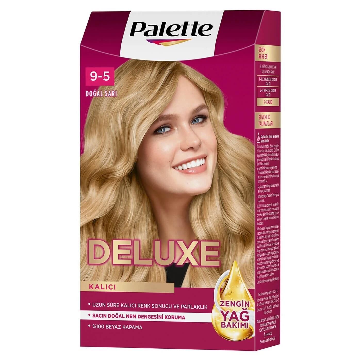 Palette Deluxe Saç Boyası 9.5 Doğal Sarı