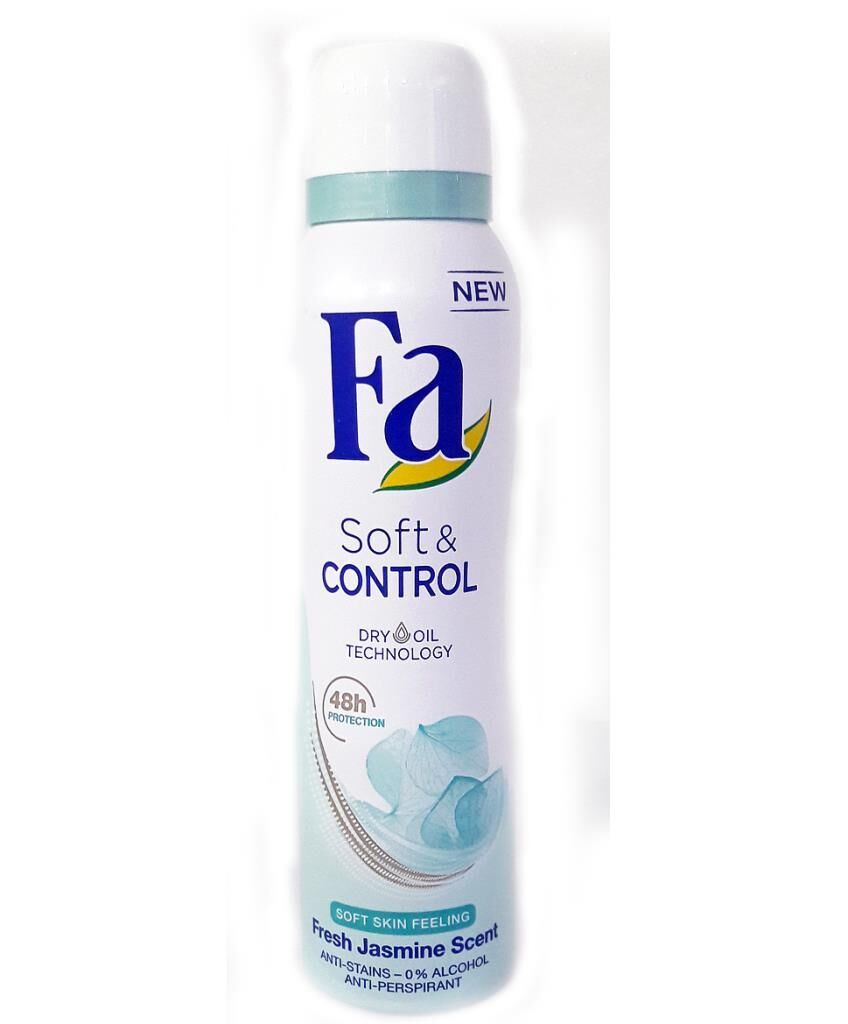Fa Deodorant 150 Ml Women Soft Kontrol Jasmine