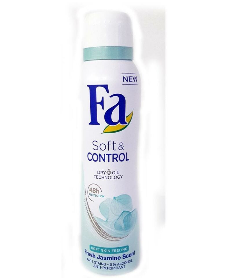 Fa Deodorant 150 Ml Women Soft Kontrol Jasmine
