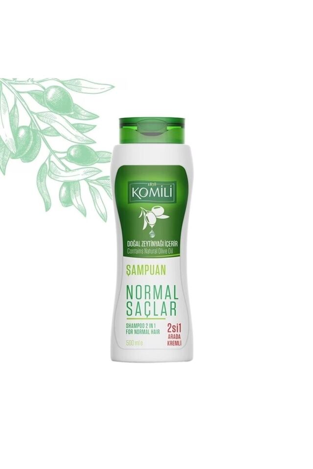 Komili Şampuan 500 Ml 2si Birarada Kremli Normal Saçlar