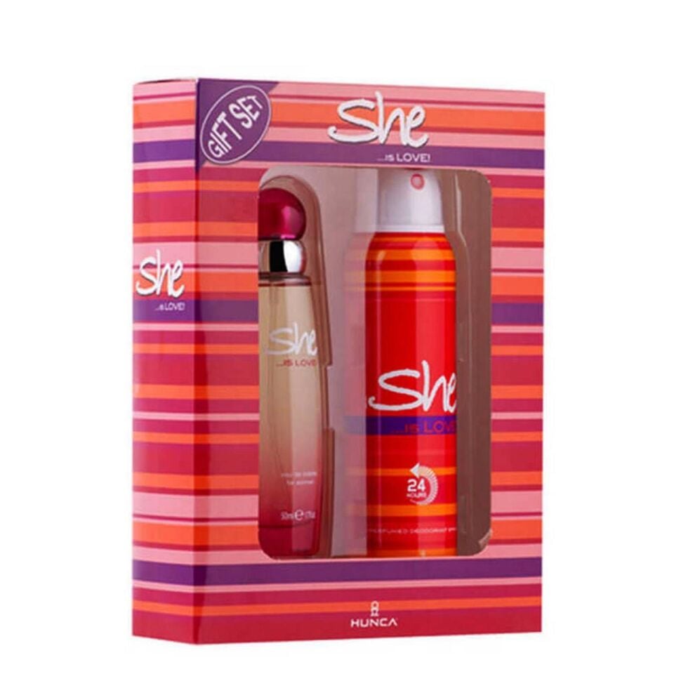 She Love 50 ml Edt + 150 Ml Deodorant