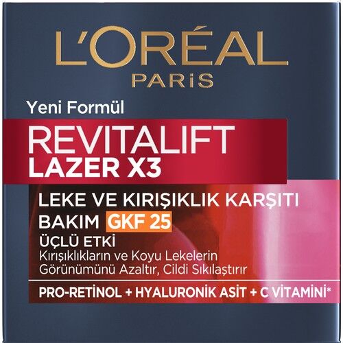 Loreal Revitalift Laser X3 Leke ve Kırışıklık Karşıtı Krem 50 Ml