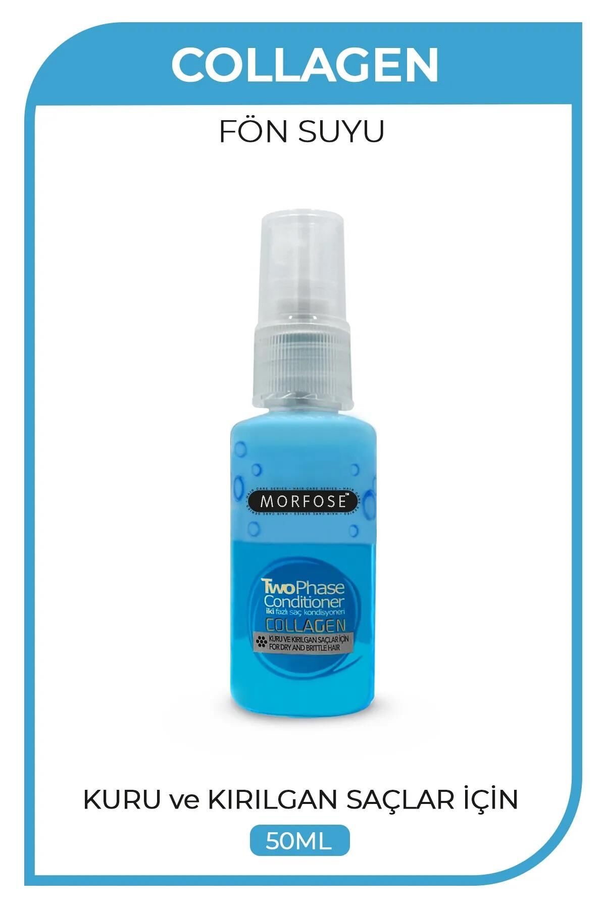 Morfose Fön Suyu Mavi 50 ml Collagen Sıvı Saç Kremi