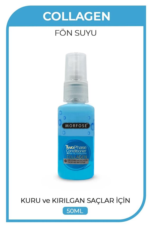 Morfose Fön Suyu Mavi 50 ml Collagen Sıvı Saç Kremi