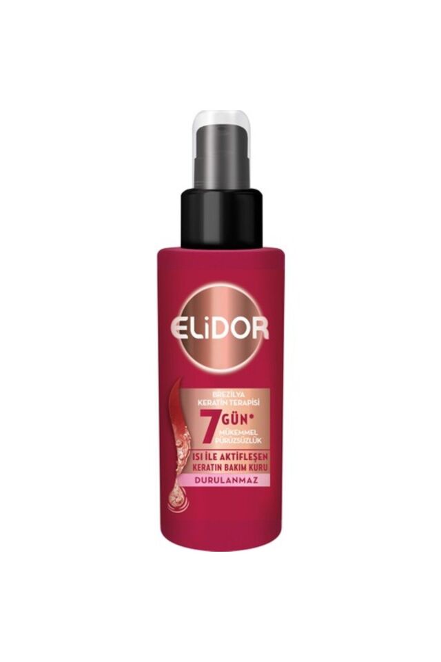 Elidor Isı İle Aktifleşen Keratin Bakım Kürü Brezilya Keratin Terapisi Hidrolize Keratin Marula Yağı E Vitamini 90 ml
