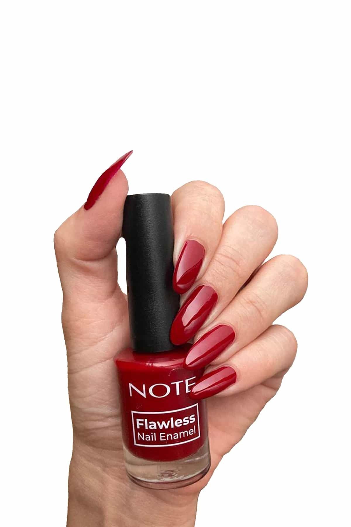 Note Nail Flawless Oje 36 Kırmızı
