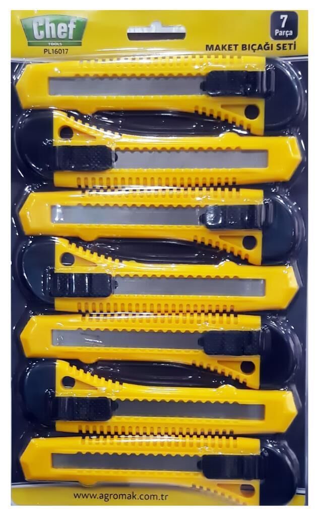 Chef 7 Parça Maket Bıçağı