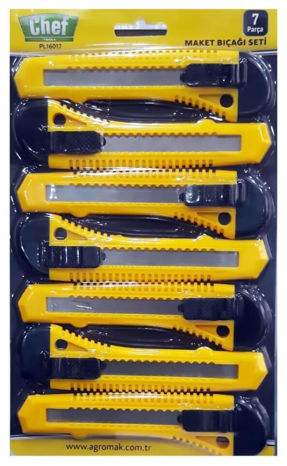 Chef 7 Parça Maket Bıçağı