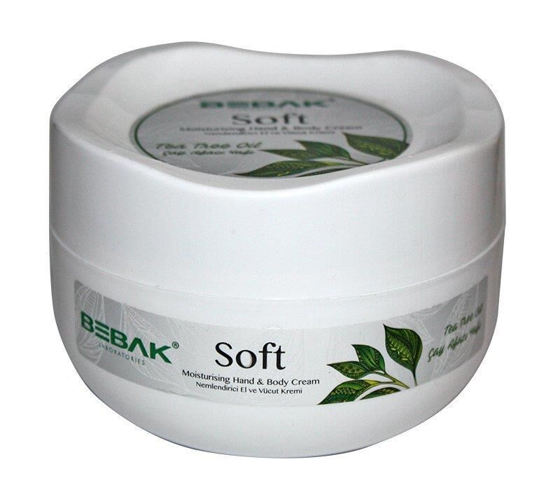 Bebak Soft Çay Ağacı Özlü 300 ml Nemlendirici El Ve Vücut Kremi