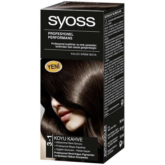 Syoss Saç Boyası 3.1 Koyu Kahve
