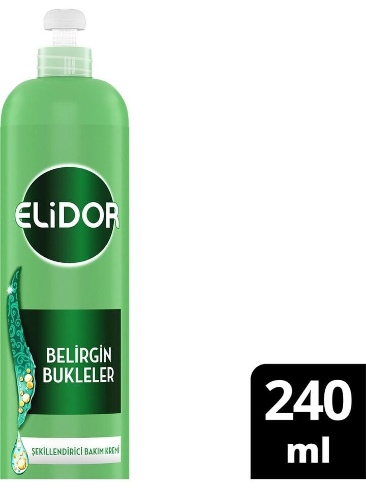 Elidor 7/24 Saç Kremi 240 Ml Belirgin Bukleler Yeşil