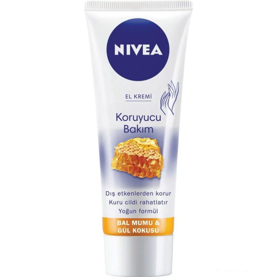 Nivea Koruyucu Bakım Kremi Bal Mumu Gül Kokusu 75 ml