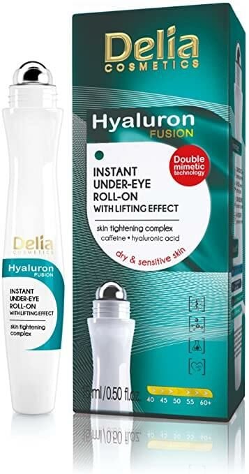 Delia Hyaluron Etkili Aydınlatıcı Göz Çevresi Roll-On 50+ 15 Ml