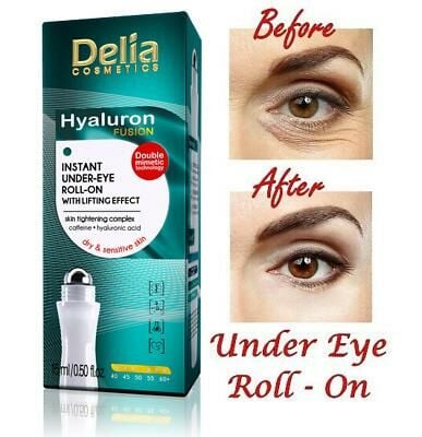 Delia Hyaluron Etkili Aydınlatıcı Göz Çevresi Roll-On 50+ 15 Ml