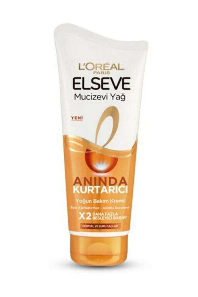L'Oréal Paris Elseve Mucizevi Yağ Anında Kurtarıcı Yoğun Bakım Saç Kremi 180 Ml