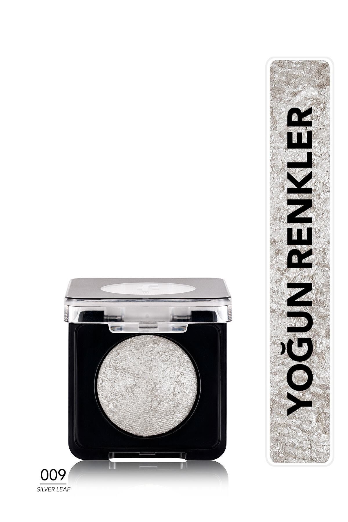 Flormar Yoğun Işıltılı Göz Farı - 009 Silver Leaf- Baked Eyeshadow - 8682536052504