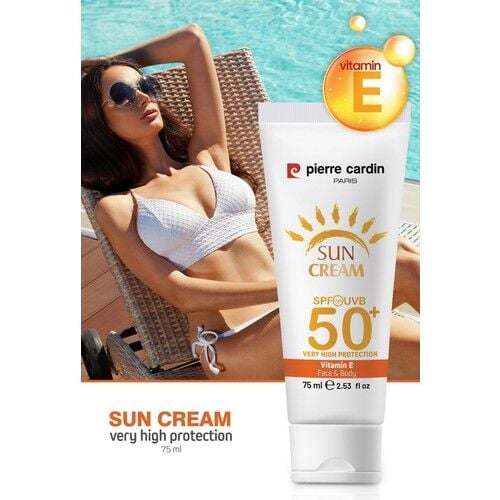 48153 - Pierre Cardin Koruyucu Güneş Kremi 50+ SPF Çok Yüksek Koruma - 75 ML