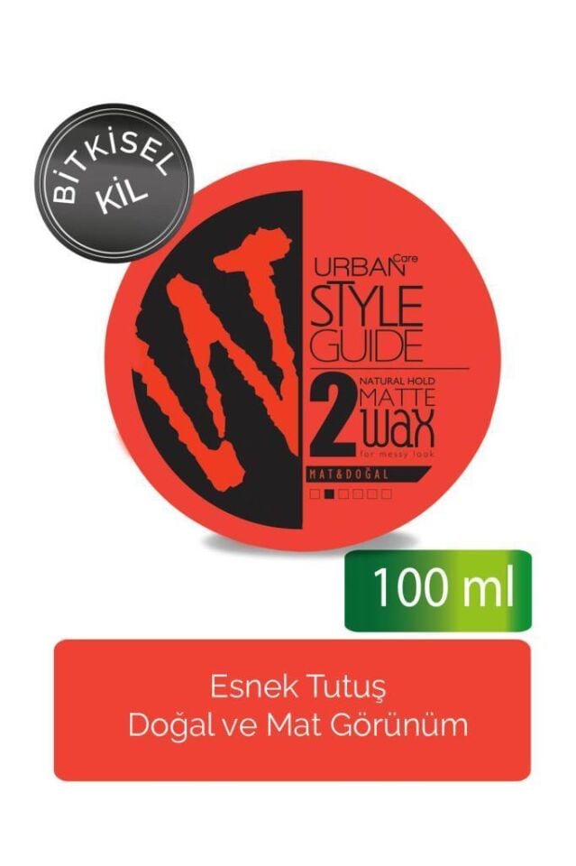 Urban Care 2 Matte Wax Esnek Tutuş Doğal ve Mat Görünüm 100 ml
