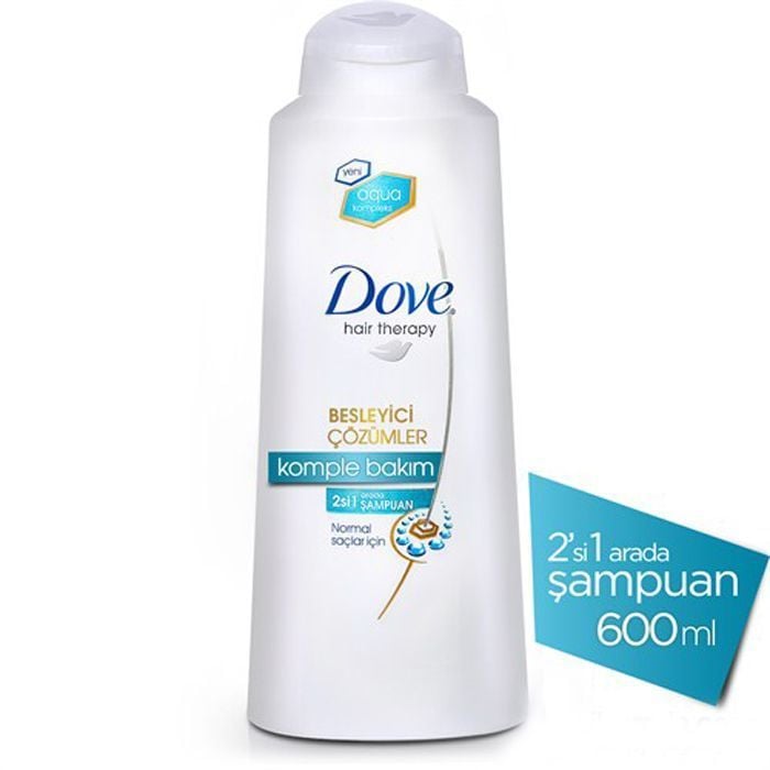 Dove Komple Bakım 2si1 Arada Şampuan 600 Ml