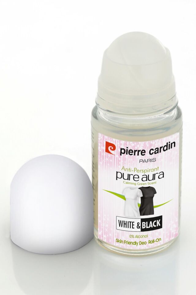 Pierre Cardin Roll-on Kadın Deodorant Ter Kokusu Önleyici Leke Bırakmayan 48 Saat Anti-perspirant Koruma – Pure Aura Saf Aura 50 ml-31302