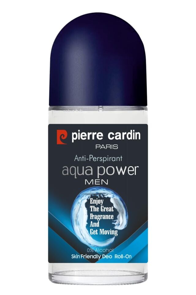 Pierre Cardin Roll-on Erkek Deodorant Ter Kokusu Önleyici Leke Bırakmayan 48 Saat Anti-perspirant Koruma – Aquapower Su Gücünün Ferahlığı 50 ml-31308