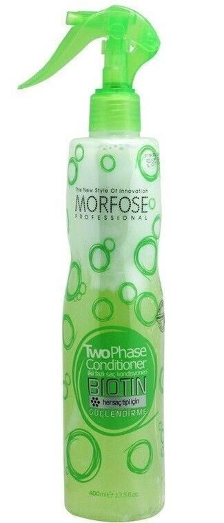 Morfose Fön Suyu Yeşil 400 ml Biotin İki Fazlı Saç Kondisyoneri