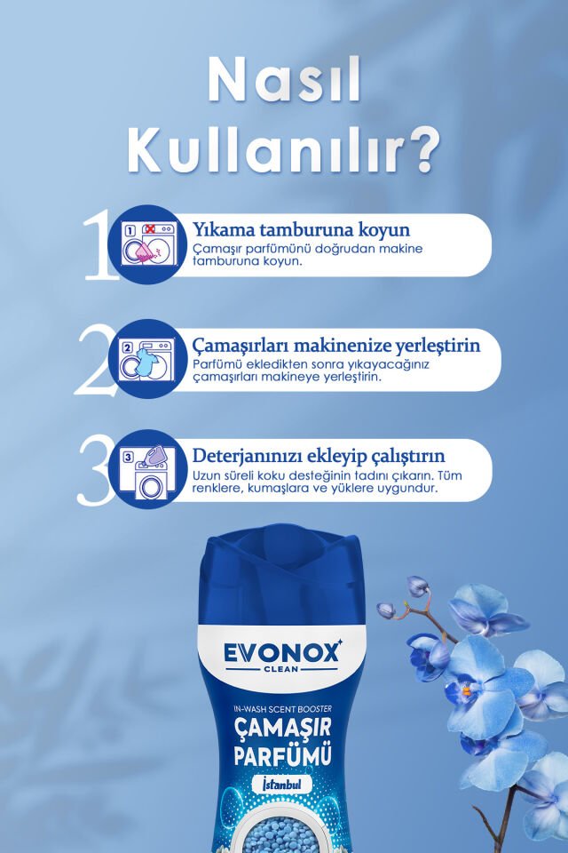 Evenox Granül Çamaşır Parfümü 210 gr -  İstanbul / Boncuk
