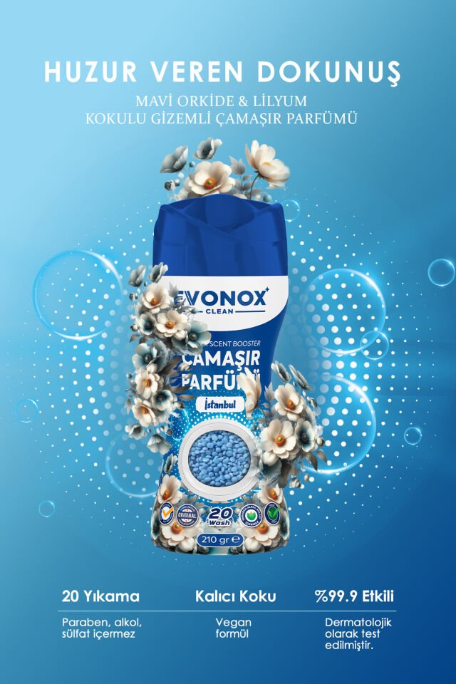 Evenox Granül Çamaşır Parfümü 210 gr -  İstanbul / Boncuk