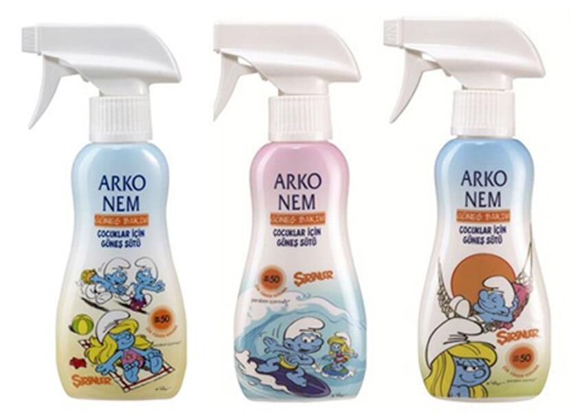 Arko Nem Çocuklar İçin Güneş Sütü SPF50+ Şirinler 200 ml