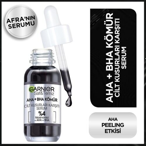 Garnier Aha+Bha Cilt Kusurları Karşıtı Serum 30 Ml - %4 ( Niasinamid + Peelıng Etkili Aha+Bha)