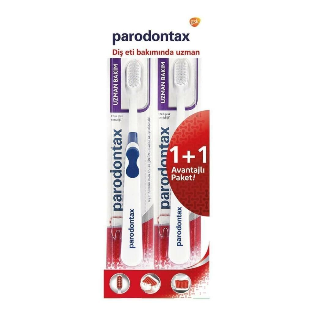 Parodontax Uzman Bakım 1+1 2 li Yumuşak Diş Fırçası
