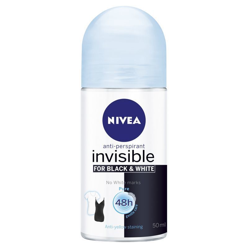 Nivea Roll On 50 Ml Black White Invisible Pure Kadın