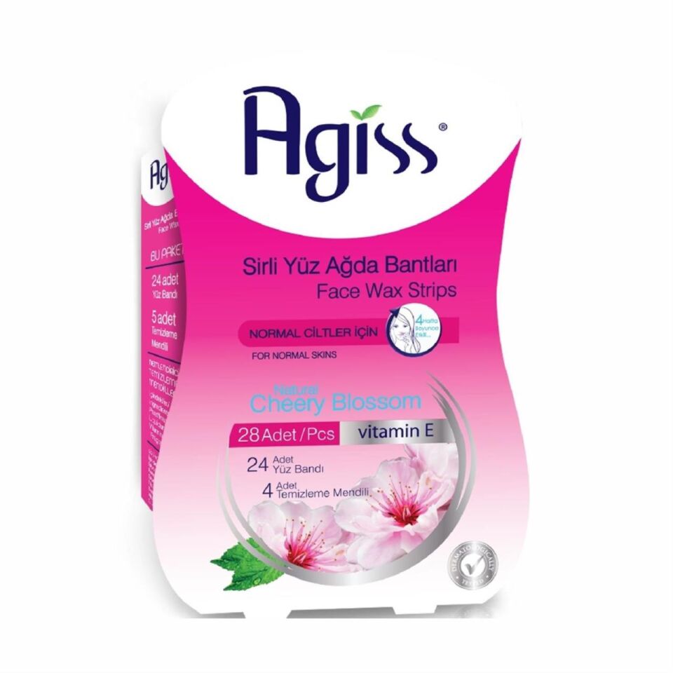 Agiss Sir Yüz Ağda Bandı Normal Cilt 28 Adet
