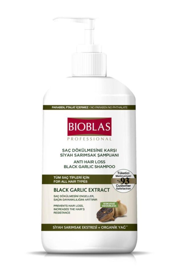 Bioblas Şampuan 1000 ML Siyah Sarımsaklı Kokusuz