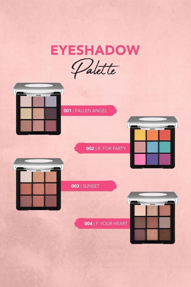 Flormar Mat & Işıltılı Kremsi Far Paleti - Eye Shadow Palette - 003 Sunset