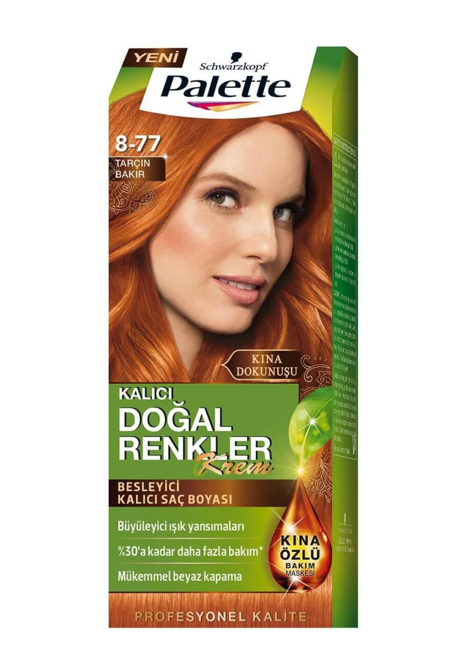 Palette Natural 8.77 Tarçın Bakır Kalıcı Saç Boyası