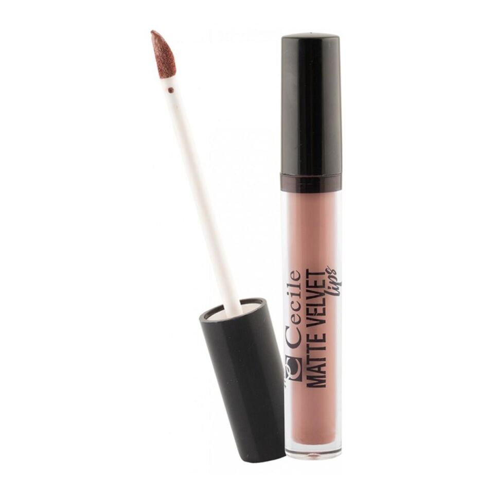 Cecile Matte Velvet Lips Lipgloss 10 Fırçalı Ruj