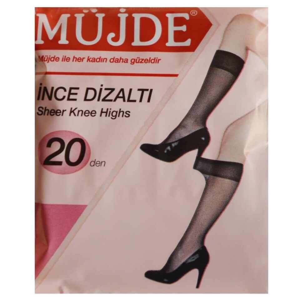 Müjde İnce Lastikli Dizaltı Bronz- 38