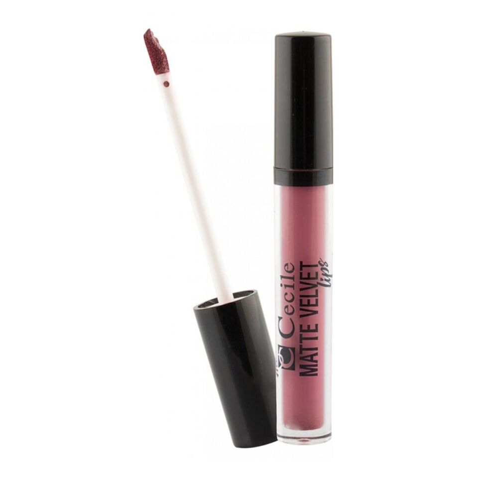 Cecile Matte Velvet Lips Lipgloss 08 Fırçalı Ruj
