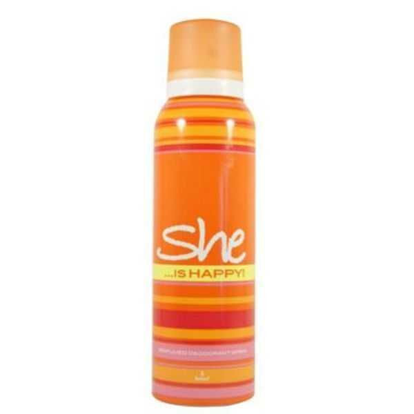 She Deodorant Happy 150 ml  + 25ml Bayan Spray