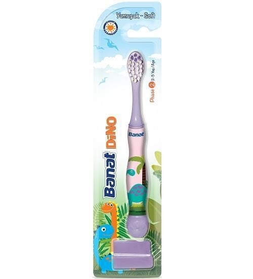 Banat Diş Fırçası Çocuk Dino Yumuşak Soft - 2-5 Yaş
