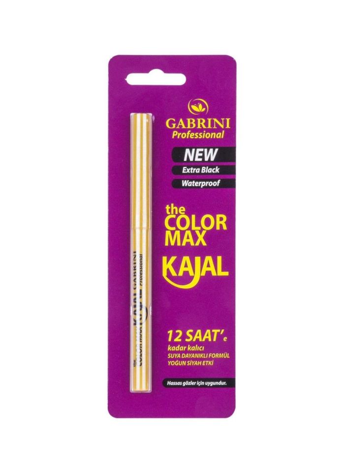 Gabrini The Color Max Kajal Pencıl Black Çevirmeli Colossal