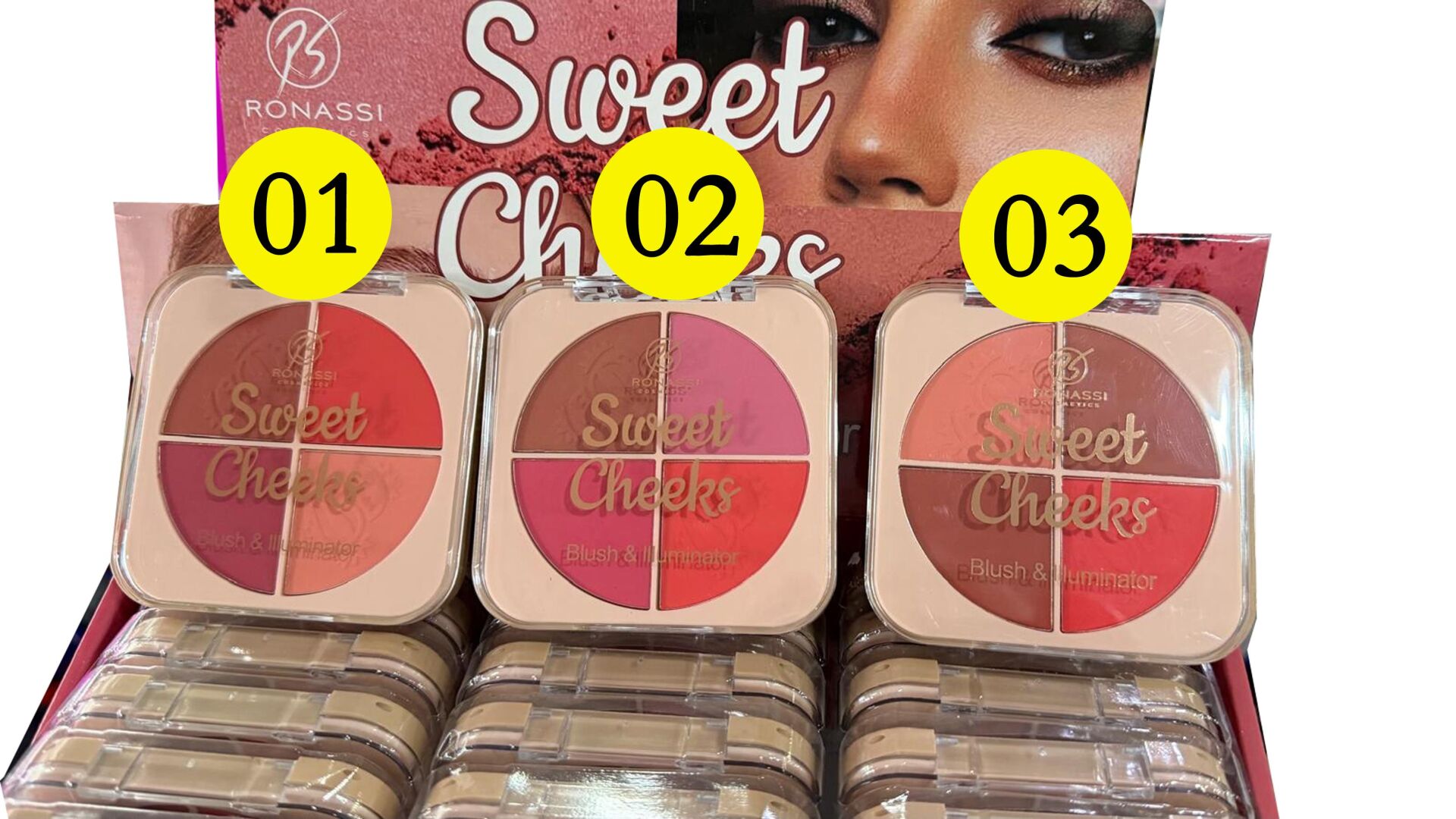 Ronassi Sweet Cheeks 4 lü Allık 02 - Blush