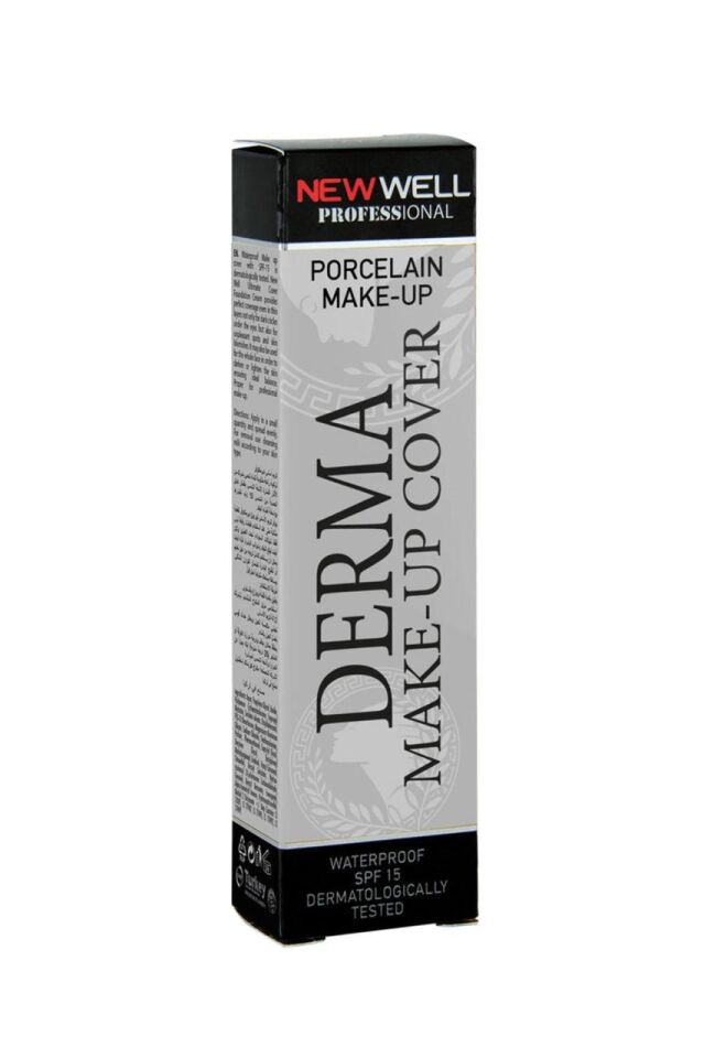 New Well Yoğun Kapatıcı Fondöten Derma Make Up Cover 03 Silver 30 ml