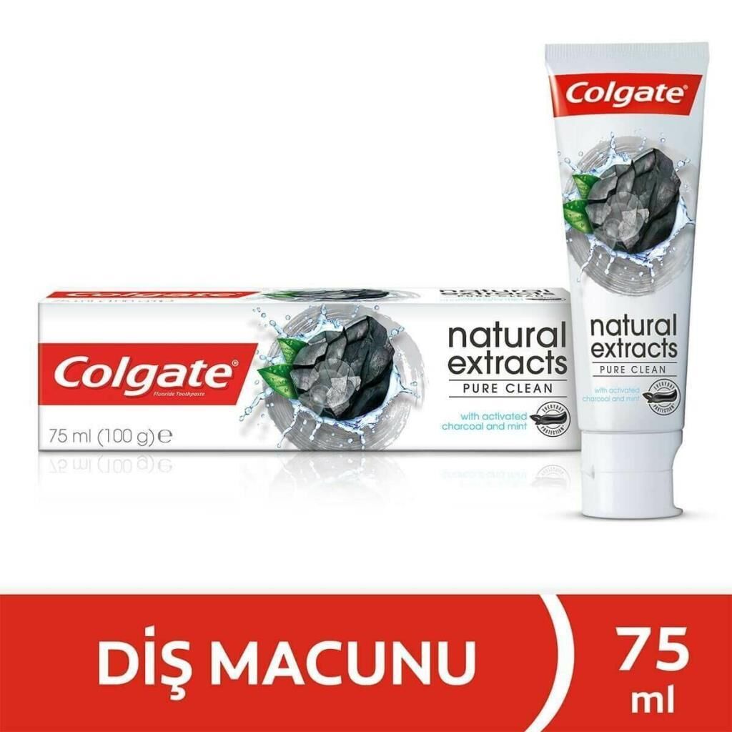 Colgate Natural Extracts Aktif Kömür Karbon Temizleyici Diş Macunu 75 ml